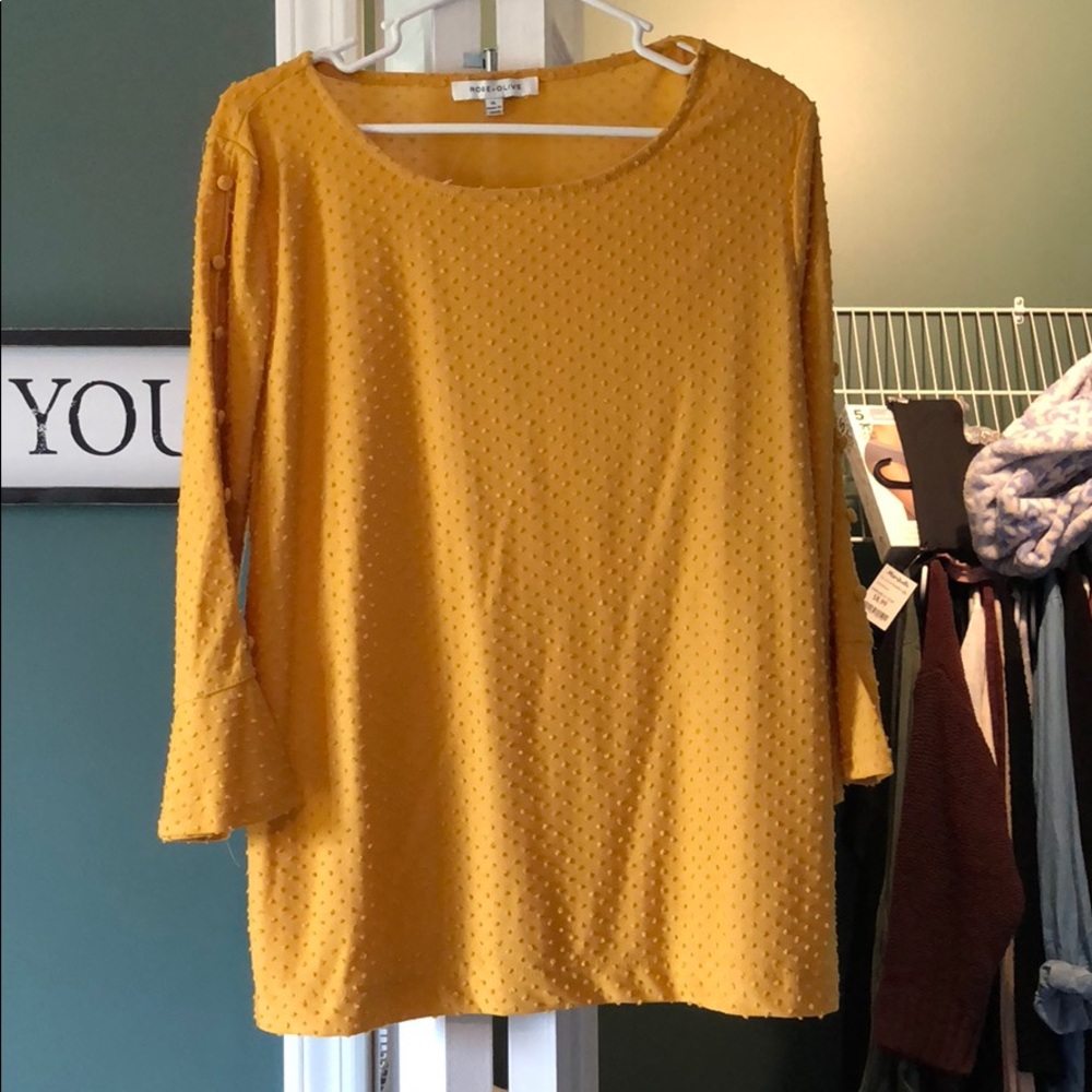 Yellow blouse